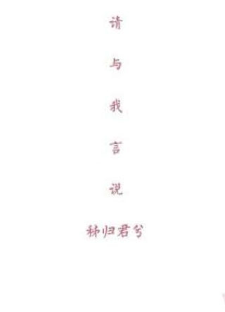 请与我言说小说