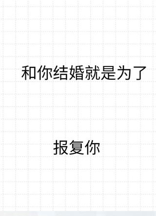 和你结婚就是为了报复你小说