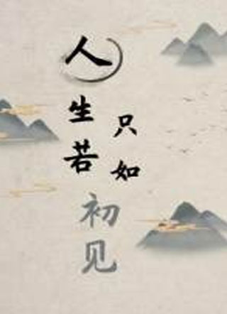 人生若只如初见小说