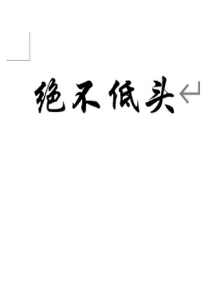 绝不低头小说