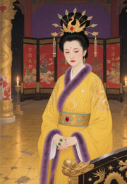 我是尚书府嫡女，脖子正中有一块桃花胎记小说